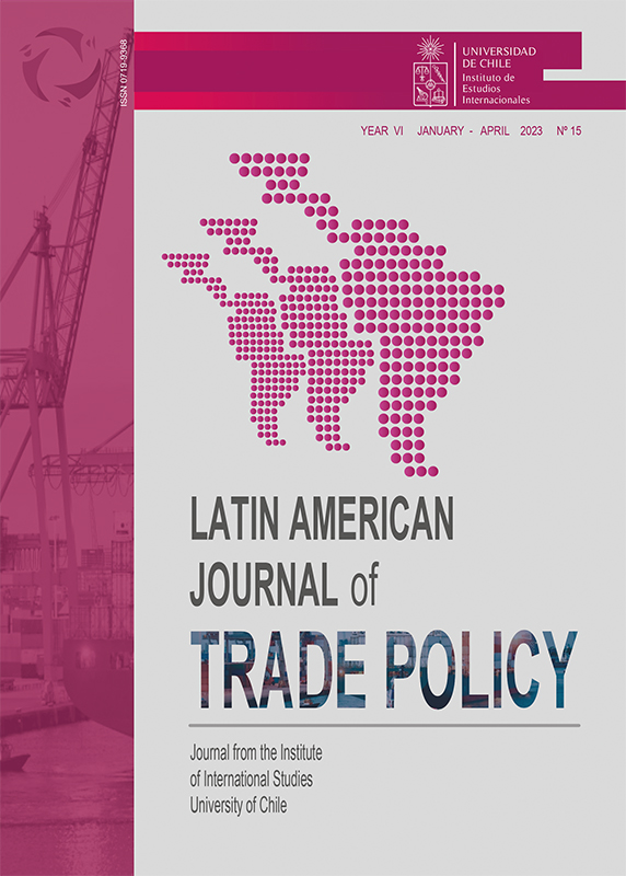 												View Vol. 6 No. 15 (2023): Latin American Journal of Trade Policy
											